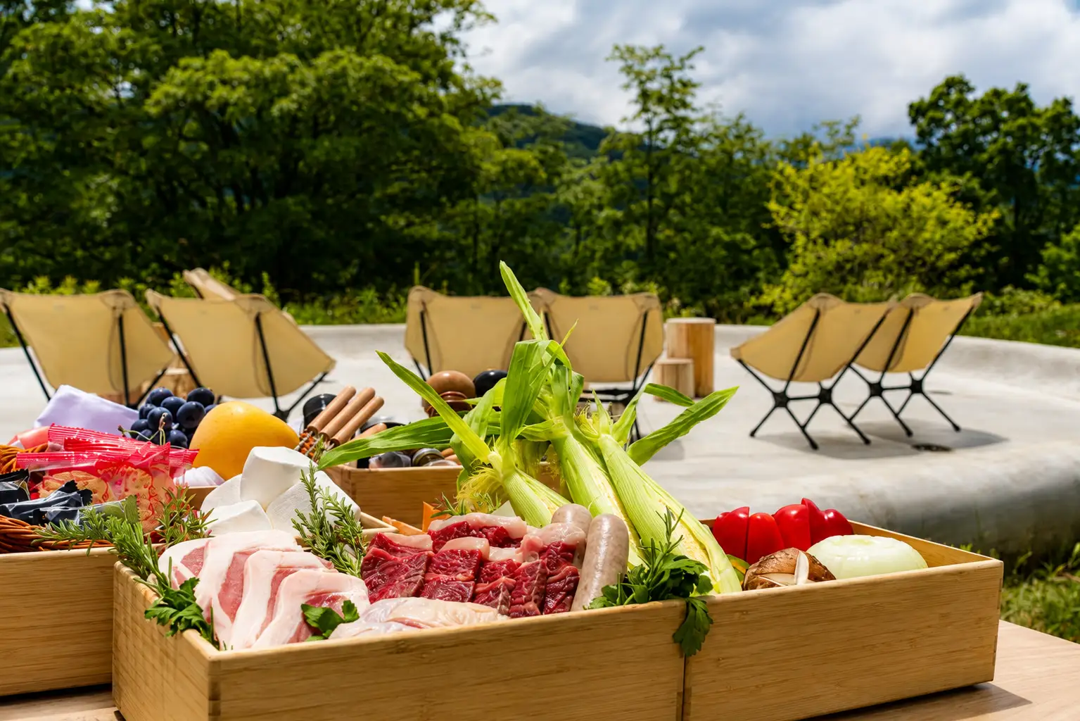 BLANC YATSUGATAKE BBQプラン開始